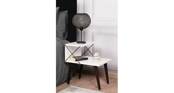 Noční stolek ANTAR, bílá