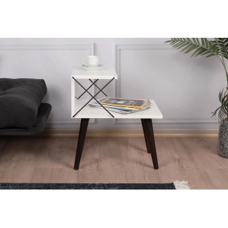 Noční stolek ANTAR, bílá