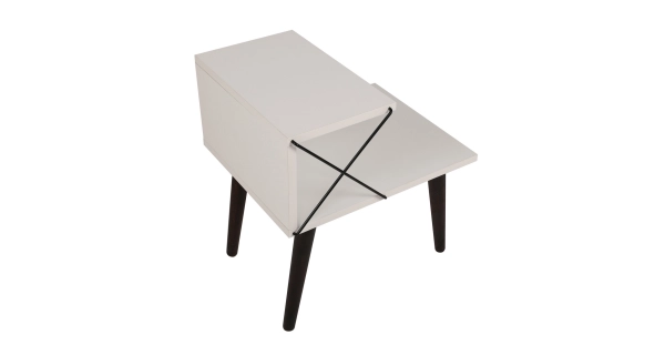 Noční stolek ANTAR, bílá