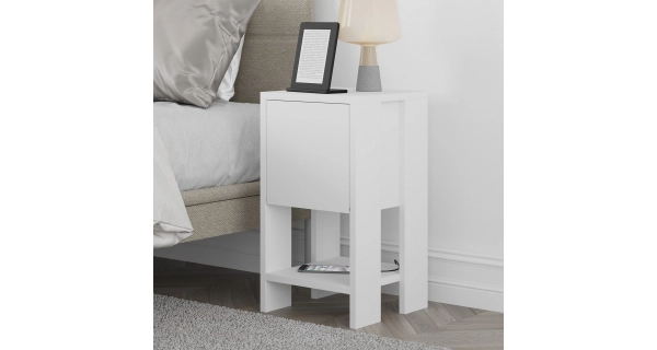 Noční stolek ARION, bílá