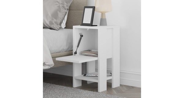 Noční stolek ARION, bílá