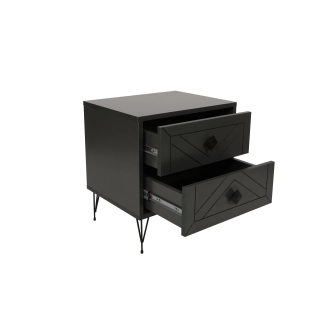 Noční stolek BILLIE, antracit
