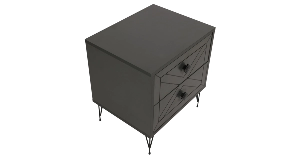 Noční stolek BILLIE, antracit