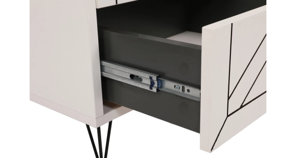 Noční stolek BILLIE, bílá