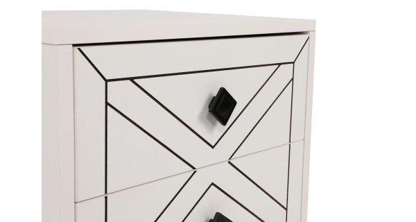 Noční stolek BILLIE, bílá