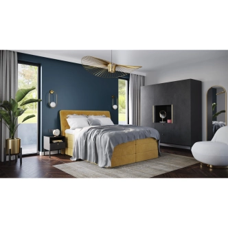 Noční stolek BOLSENA, černý mat