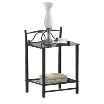 Noční stolek BREVICAULE, černý