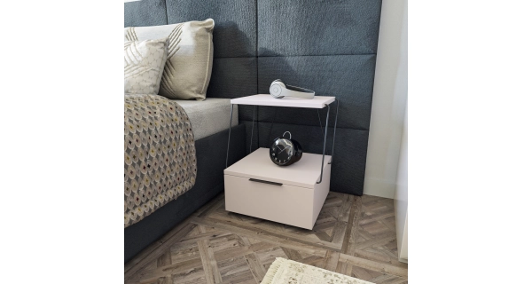 Noční stolek DANA, bílá