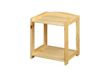 Noční stolek DAUBEN lakovaný, masiv smrk