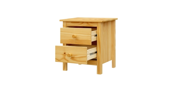 Noční stolek DWAYNE 2S, masiv borovice