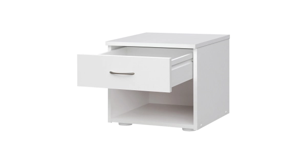 Noční stolek FPOURNACHE, bílá