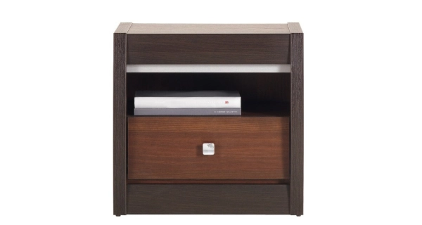 Noční stolek HADIR, ořech tmavý