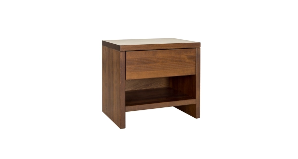 Noční stolek KLINGA, masiv buk/moření: lausane