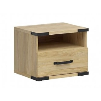 Noční stolek LAVENDER, jasan běloruský, 5 let záruka