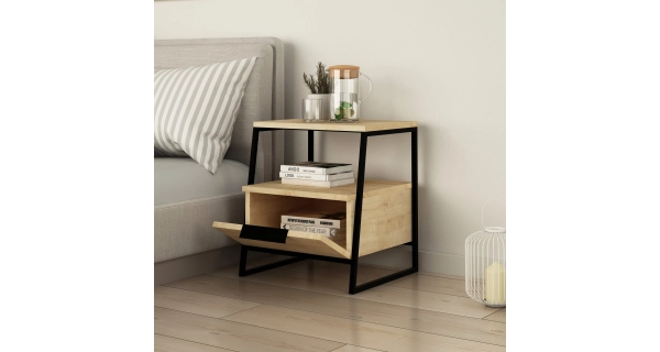 Noční stolek POLITO, dub