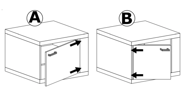Noční stolek PULCHERIA, dub ribbeck 