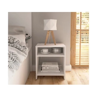 Noční stolek ROSCELLI, bílá