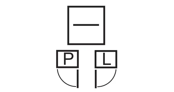 Noční stolek SWED levý, jasan bílý