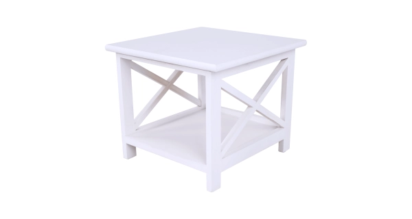 Noční stolek TAYAS, bílý