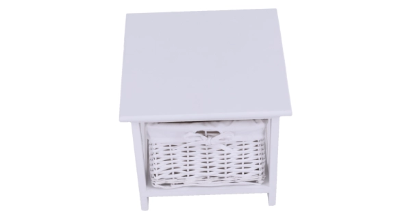 Noční stolek TAYAS, bílý