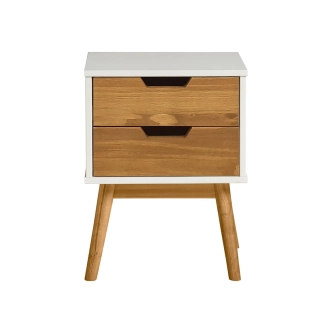 Noční stolek ZORINA, bílý
