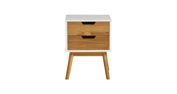 Noční stolek ZORINA, bílý