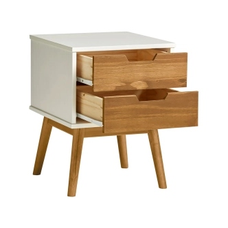 Noční stolek ZORINA, bílý