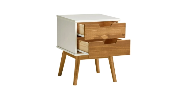Noční stolek ZORINA, bílý