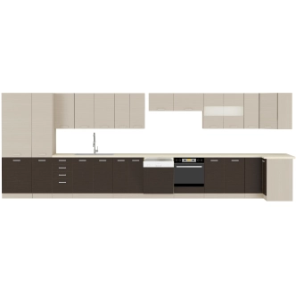 NORFOLK, skříňka horní 80 GS-72, dub ferrara