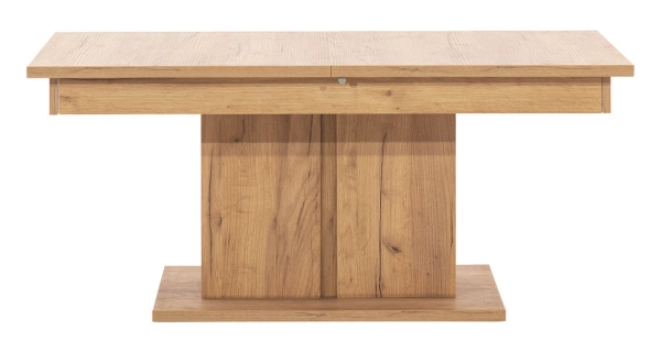 Obývací pokoj ABAKUS, dub craft zlatý/černý