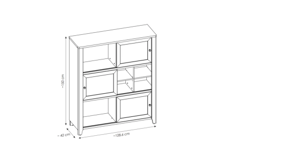 Obývací pokoj BOGUTA 2, jackson hickory/amadeus