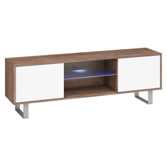 Obývací pokoj BOKARO , craft tobaco/bílý lesk, 5 let záruka