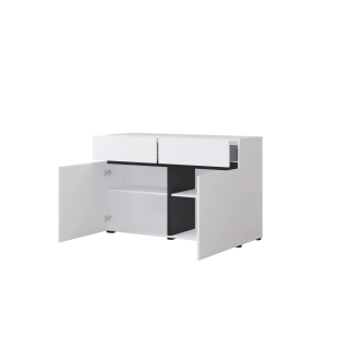 Obývací pokoj BONIFACIO, bílá/černá