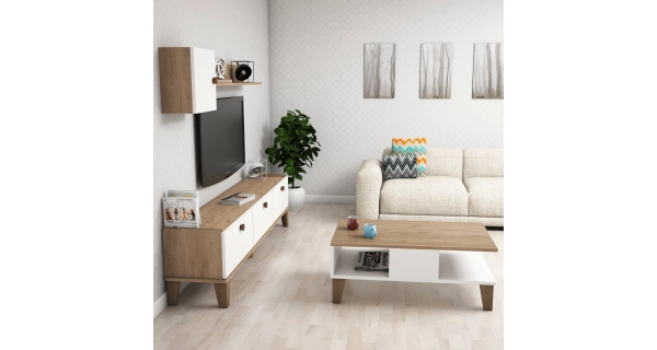 Obývací pokoj ČESTMÍR, dub/bílá