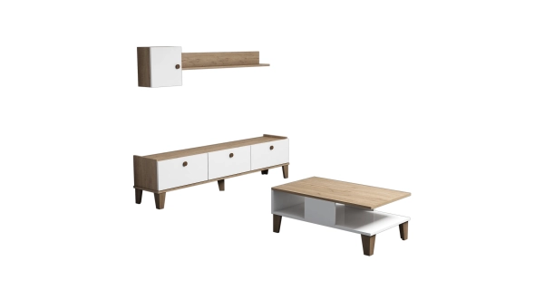 Obývací pokoj ČESTMÍR, dub/bílá