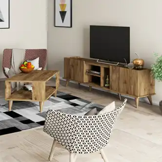 Obývací pokoj CORBAN, vlašský ořech DOPRODEJ