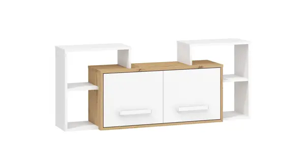 Obývací pokoj DORINDA 7, dub artisan/bílá, 5 let záruka