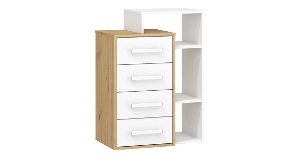 Obývací pokoj DORINDA 7, dub artisan/bílá