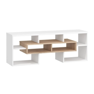 Obývací pokoj DORINDA 7, dub sonoma/bílá, 5 let záruka