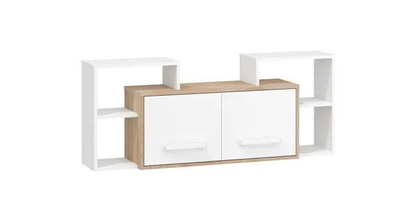 Obývací pokoj DORINDA 7, dub sonoma/bílá, 5 let záruka