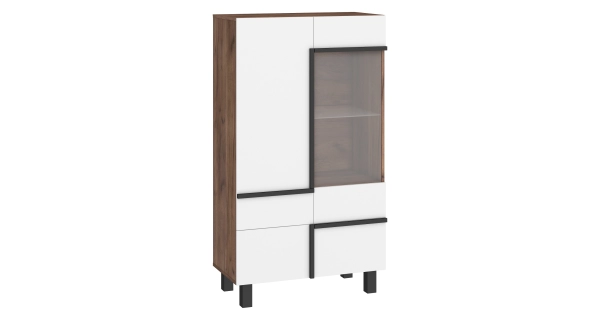 Obývací pokoj DZENGAL 3, craft tobaco/bílá, 5 let záruka