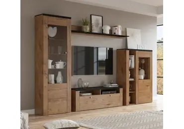 Obývací pokoj FEDRA II, dub lefkas/touchwood