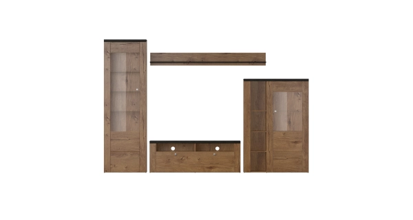 Obývací pokoj FEDRA II, dub lefkas/touchwood