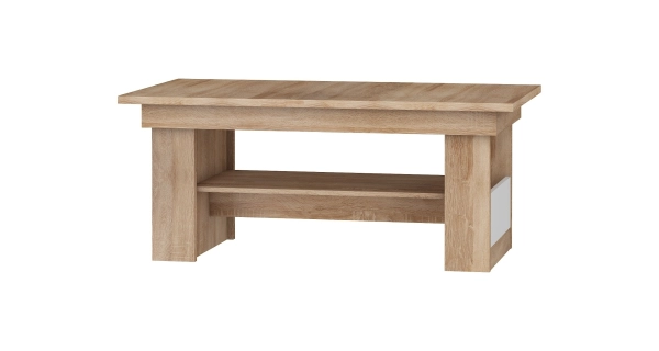 Obývací pokoj GATTON 1, dub sonoma/bílý lesk, 5 let záruka