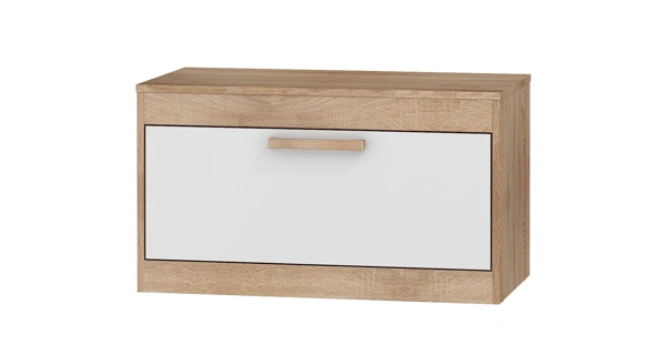 Obývací pokoj GATTON 1, dub sonoma/bílý lesk