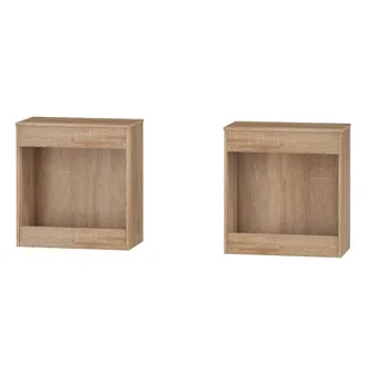 Obývací pokoj GATTON 2, dub sonoma/bílý lesk