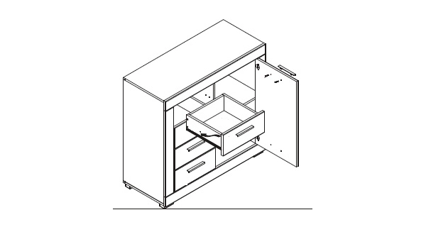 Obývací pokoj JAMASOTA 1, bílý mat/grafit