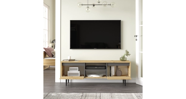 Obývací pokoj JERLAN typ 1, dub/antracit