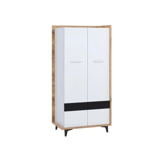 Obývací pokoj KNUT 2, craft zlatý/bílá/černá, 5 let záruka