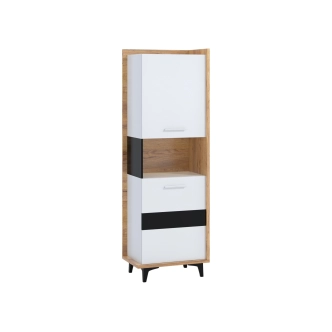 Obývací pokoj KNUT 2, craft zlatý/bílá/černá, 5 let záruka